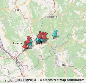 Mappa Via Raggio Vecchio, 05100 Terni TR, Italia (6.39917)