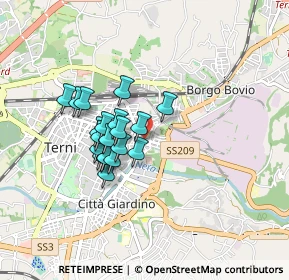 Mappa Via Raggio Vecchio, 05100 Terni TR, Italia (0.678)