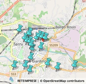 Mappa Via Raggio Vecchio, 05100 Terni TR, Italia (0.947)