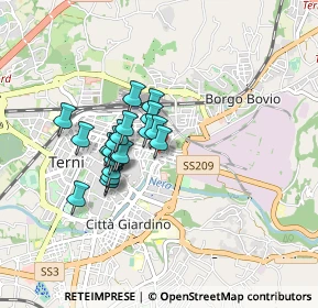 Mappa Via Raggio Vecchio, 05100 Terni TR, Italia (0.6515)