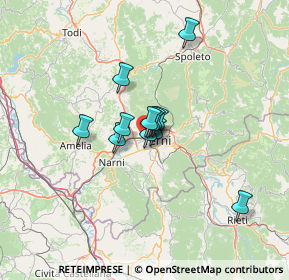 Mappa Via Flagello, 05100 Terni TR, Italia (8.24583)