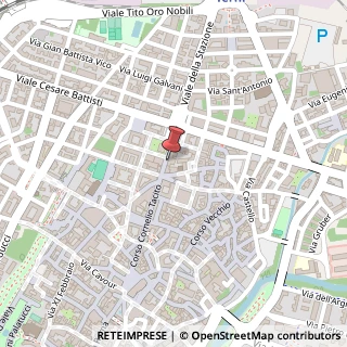 Mappa Corso Cornelio Tacito, 93, 05100 Terni, Terni (Umbria)