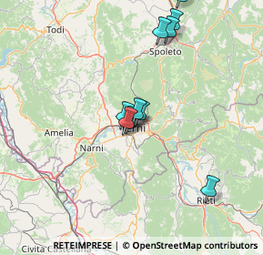 Mappa Via Umberto Pettini, 05100 Terni TR, Italia (16.73909)