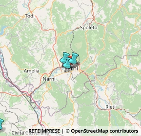 Mappa Via Umberto Pettini, 05100 Terni TR, Italia (34.35727)