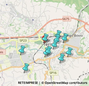 Mappa Via Umberto Pettini, 05100 Terni TR, Italia (1.64909)