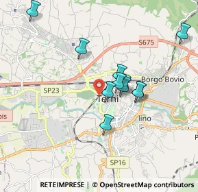 Mappa Via Umberto Pettini, 05100 Terni TR, Italia (1.64455)