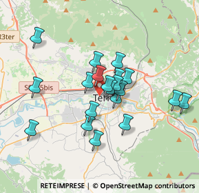 Mappa Via Umberto Pettini, 05100 Terni TR, Italia (3.0345)