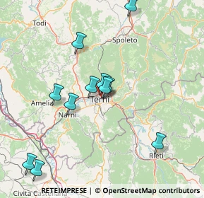 Mappa Via Mezenzio Carbonario, 05100 Terni TR, Italia (15.58545)