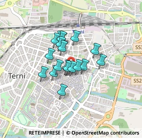 Mappa Via Mezenzio Carbonario, 05100 Terni TR, Italia (0.2855)