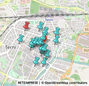 Mappa Via Mezenzio Carbonario, 05100 Terni TR, Italia (0.314)