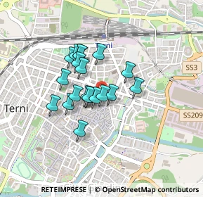 Mappa Piazza Corona, 05100 Terni TR, Italia (0.3185)