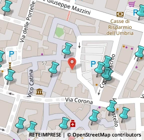 Mappa Piazza Corona, 05100 Terni TR, Italia (0.106)