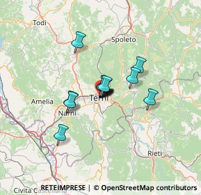 Mappa Via B. Faustini, 05100 Terni TR, Italia (7.79769)