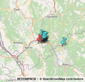 Mappa Via B. Faustini, 05100 Terni TR, Italia (2.86636)
