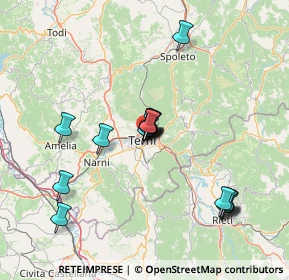 Mappa Via B. Faustini, 05100 Terni TR, Italia (13.67706)