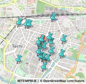 Mappa Via B. Faustini, 05100 Terni TR, Italia (0.4175)