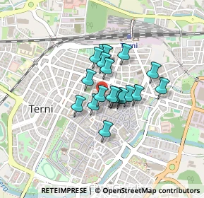 Mappa Via B. Faustini, 05100 Terni TR, Italia (0.2765)