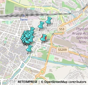 Mappa Via Alceste Campriani, 05100 Terni TR, Italia (0.406)