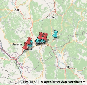 Mappa Via Alceste Campriani, 05100 Terni TR, Italia (6.50083)