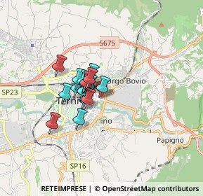 Mappa Via Alceste Campriani, 05100 Terni TR, Italia (1.04)