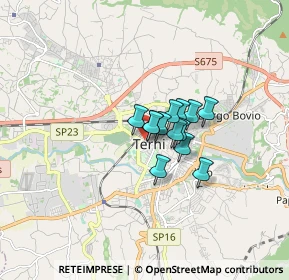 Mappa Via Tintoretto, 05100 Terni TR, Italia (0.89077)