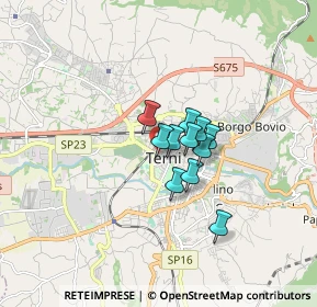 Mappa Via Tintoretto, 05100 Terni TR, Italia (0.98)