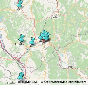 Mappa Via Tintoretto, 05100 Terni TR, Italia (18.73231)