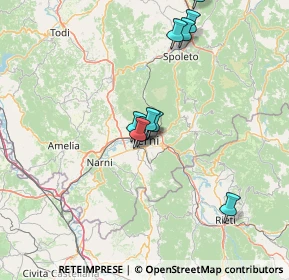 Mappa Via Tintoretto, 05100 Terni TR, Italia (27.35611)