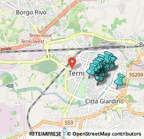 Mappa Via Tintoretto, 05100 Terni TR, Italia (0.831)