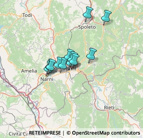 Mappa Viale Luigi Campofregoso, 05100 Terni TR, Italia (8.89667)