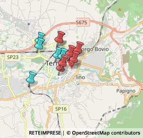 Mappa Viale Luigi Campofregoso, 05100 Terni TR, Italia (1.2175)