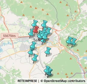 Mappa Viale Luigi Campofregoso, 05100 Terni TR, Italia (2.9575)