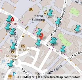 Mappa Vico dei Tintori, 05100 Terni TR, Italia (0.1)