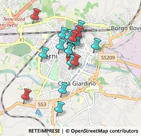 Mappa Vico dei Tintori, 05100 Terni TR, Italia (0.75316)