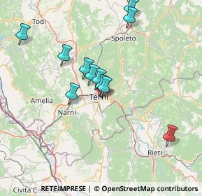 Mappa Via del Serpente, 05100 Terni TR, Italia (13.86909)