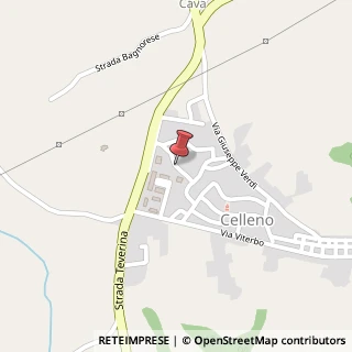 Mappa Via Alcide De Gasperi, 6, 01020 Celleno VT, Italia, 01020 Celleno, Viterbo (Lazio)