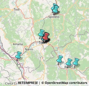 Mappa Via Lucio Libertini, 05100 Terni TR, Italia (10.81556)