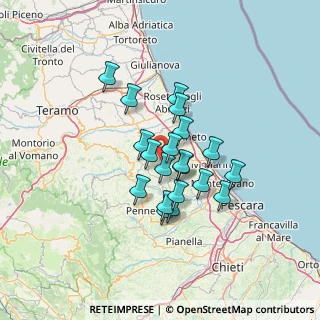 Mappa Atri TE, 64032 Atri TE, Italia (10.5305)