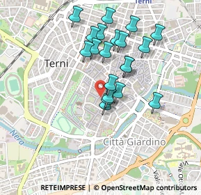 Mappa Via Tre Colonne, 05100 Terni TR, Italia (0.4185)