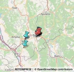 Mappa Via Tre Colonne, 05100 Terni TR, Italia (3.34462)