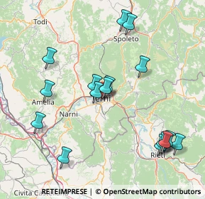 Mappa Via Tre Colonne, 05100 Terni TR, Italia (17.75125)