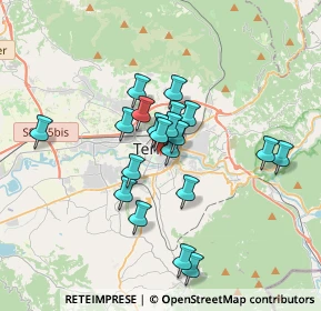 Mappa Largo Stanislao Falchi, 05100 Terni TR, Italia (2.882)