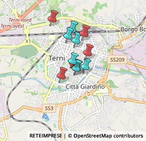 Mappa Via Tre Colonne, 05100 Terni TR, Italia (0.56545)