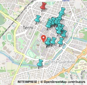 Mappa Via del Teatro Romano, 05100 Terni TR, Italia (0.412)