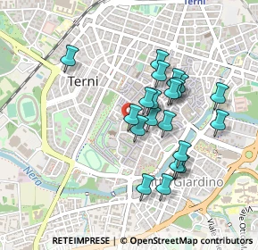 Mappa Via del Teatro Romano, 05100 Terni TR, Italia (0.4085)