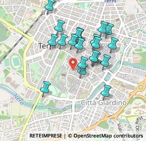 Mappa Via del Teatro Romano, 05100 Terni TR, Italia (0.421)