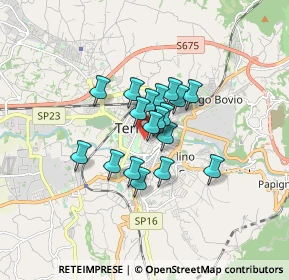 Mappa Via del Teatro Romano, 05100 Terni TR, Italia (1.09889)