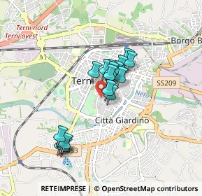 Mappa Via del Teatro Romano, 05100 Terni TR, Italia (0.68941)