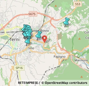Mappa Via Del Balipedio, 05100 Terni TR, Italia (1.78833)