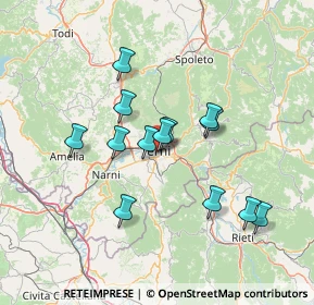 Mappa Viale D. Giannelli, 05100 Terni TR, Italia (12.69538)